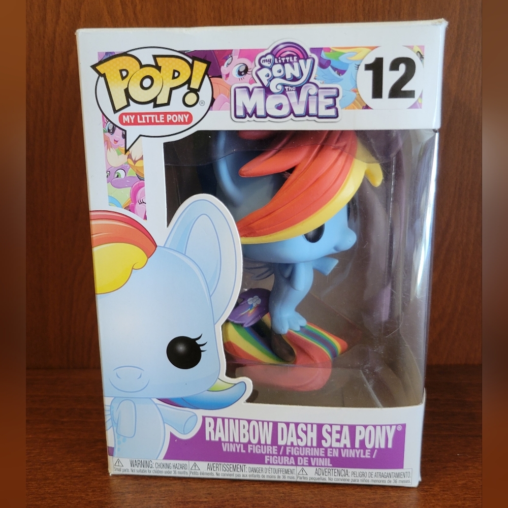 My Little Pony Movie Rainbow Dash Sea Pony Funko Pop Figure
